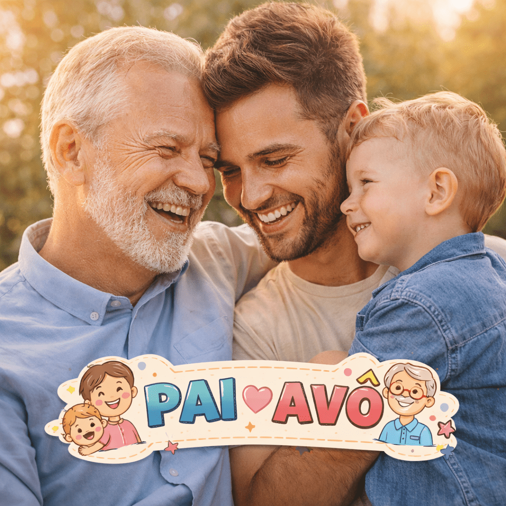 Pai que também é avô - Cutxi Cutxi - Presentes Personalizados