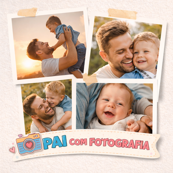 Presentes Pai com fotografia