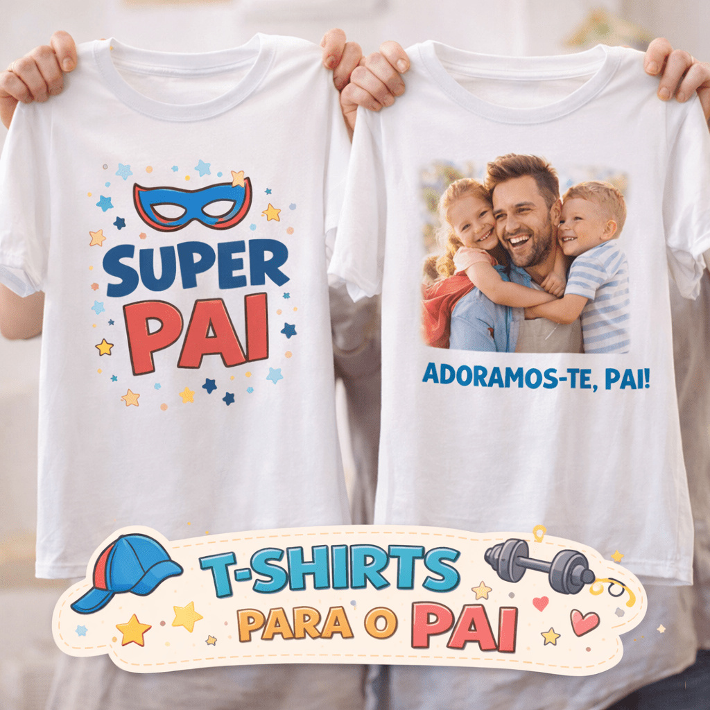 T-shirt para o Pai - Cutxi Cutxi - Presentes Personalizados