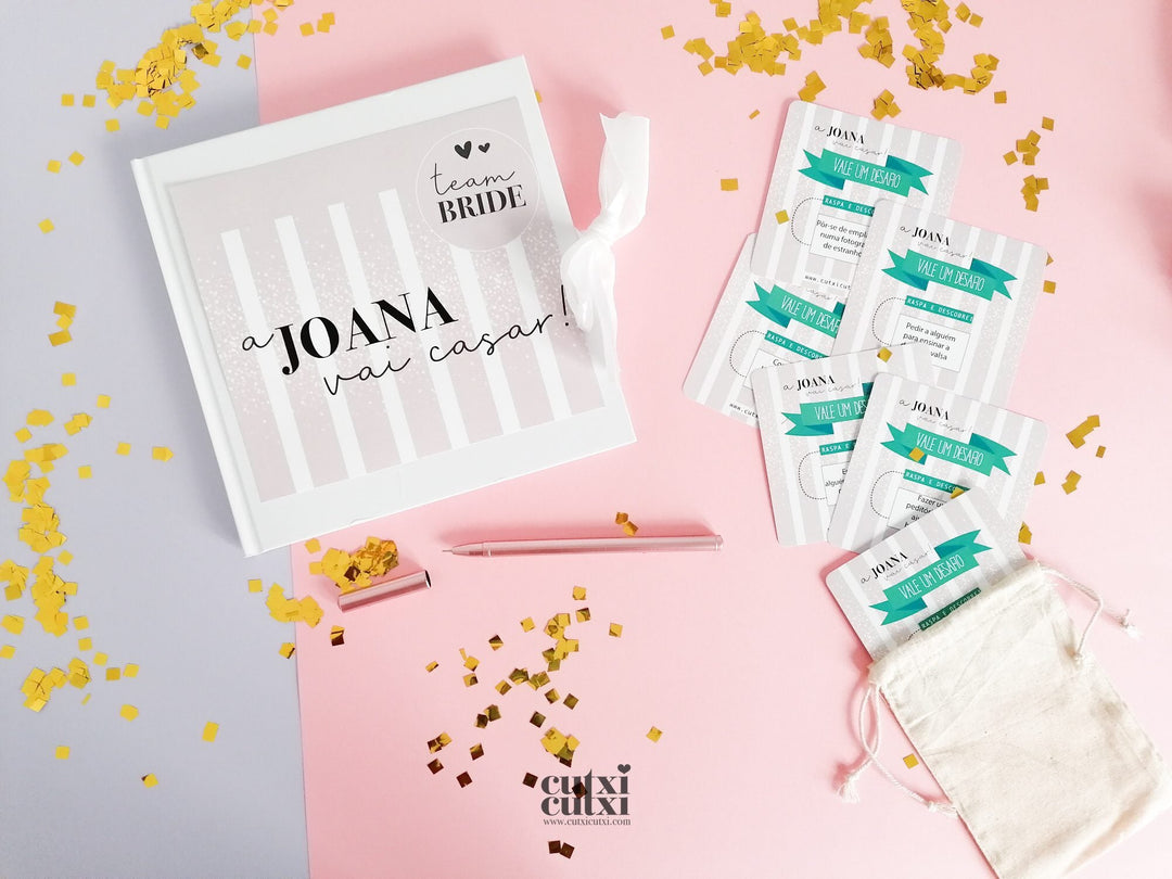12 Raspadinhas Personalizadas para Despedida de Solteira - Cutxi Cutxi - Presentes Personalizados