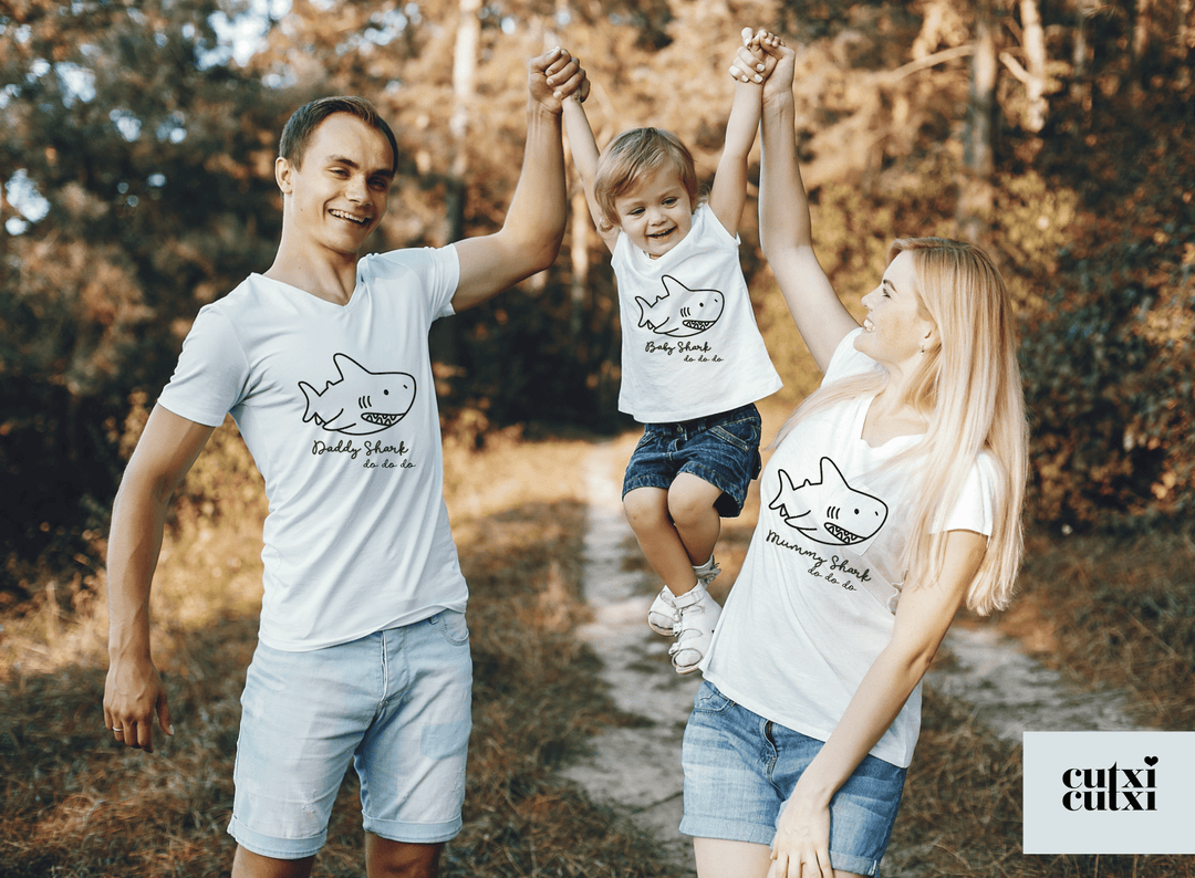 T-shirt Daddy Shark, do do do