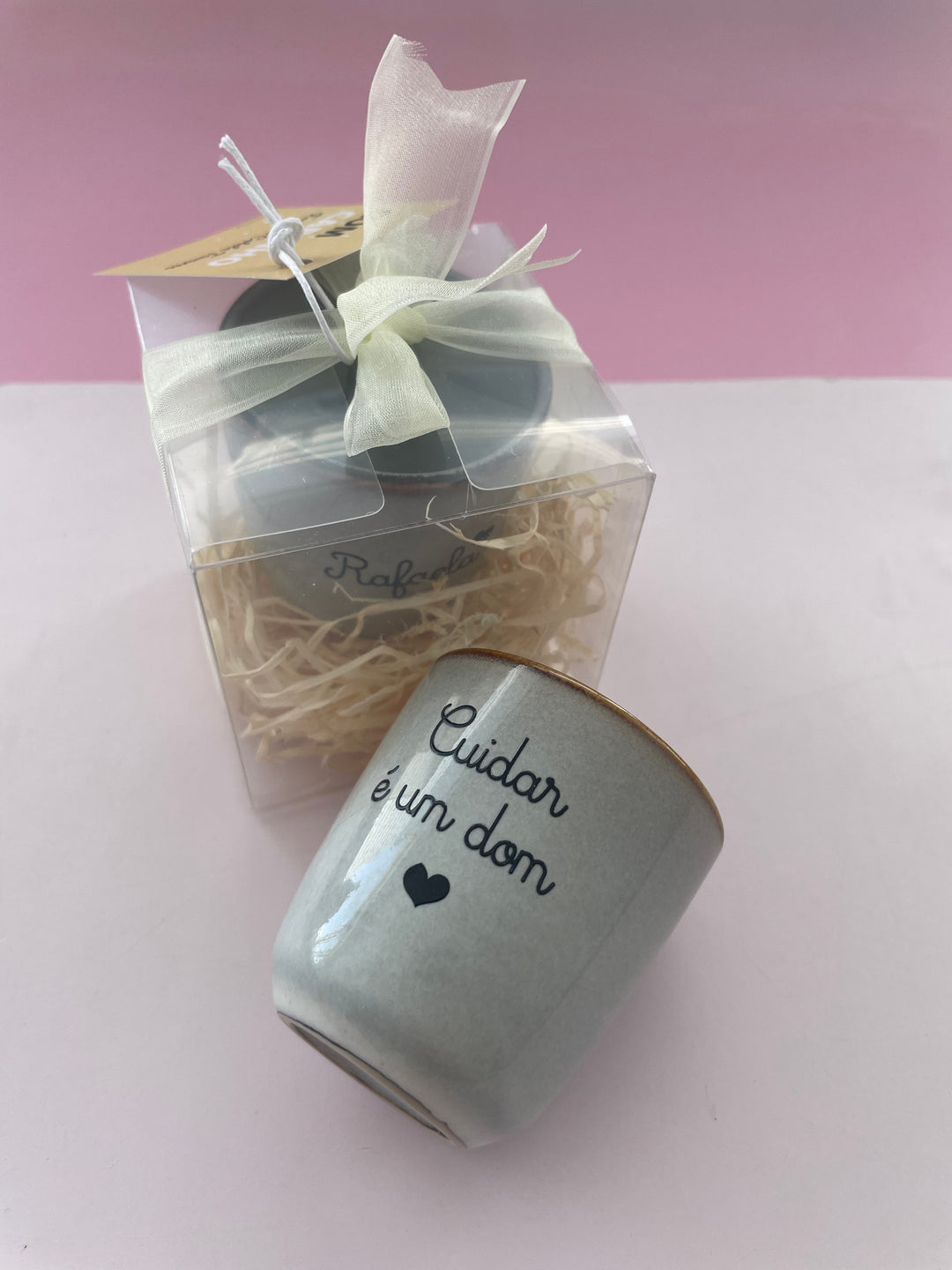 Chávena de Café Personalizada “Cuidar é um Dom”