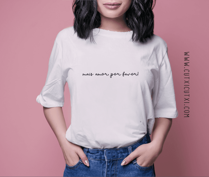 T-shirt Mais AMOR