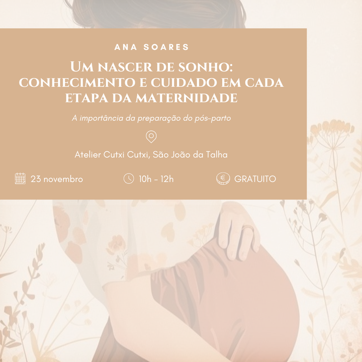💫Workshop Especial: Um nascer de sonho – Maternidade - GRATUITO