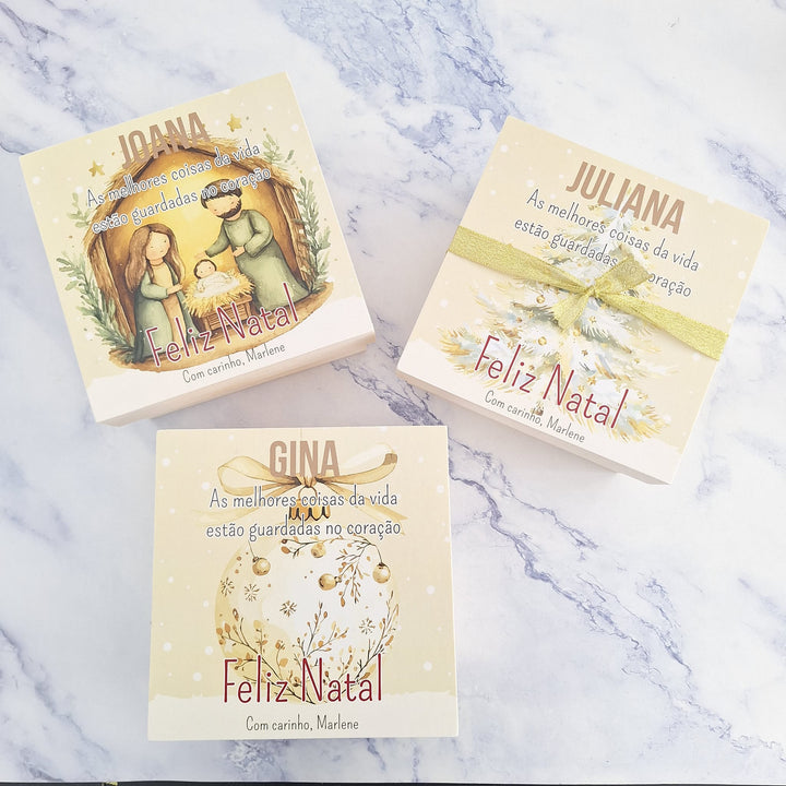 Caixa de Natal Personalizada – Doçura, Conforto e Magia 🎁☕🍫✨