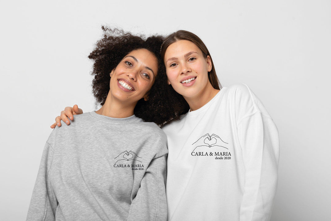 Camisola Suéter Love Cutxi nome e data