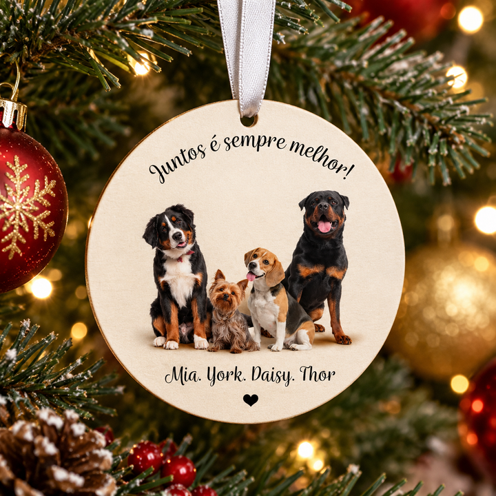 Personalised Pet Christmas Medallion