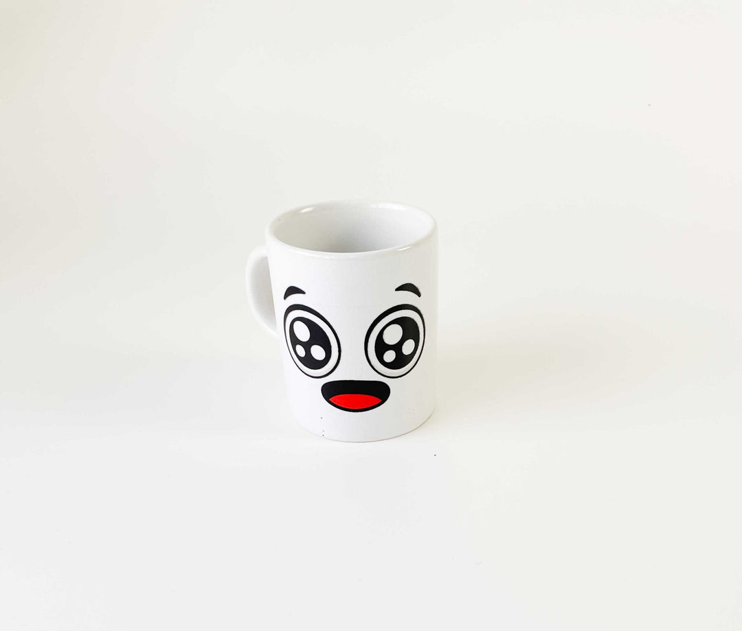 chavena de cafe emoções cutxi porcelana branca