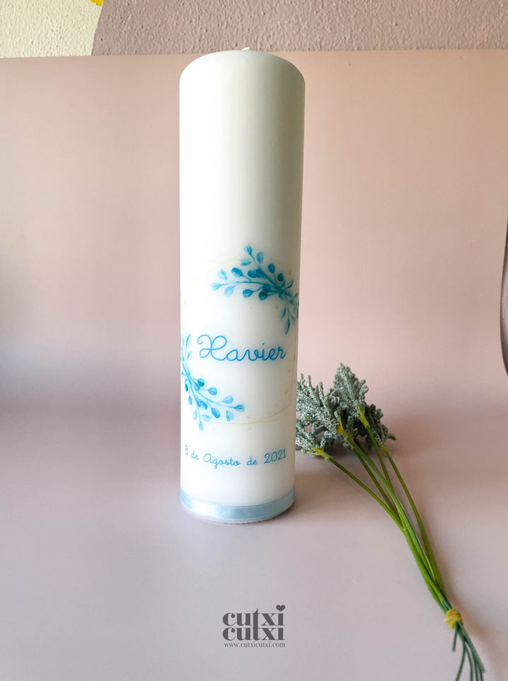 Vela da Vida Personalizada com Moldura