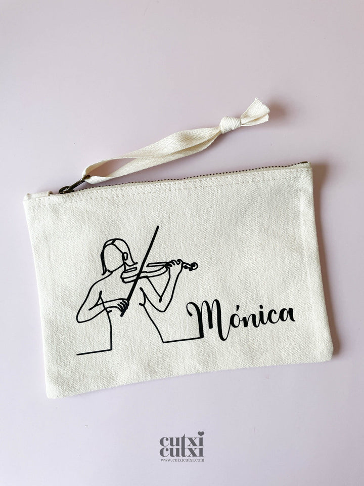 Bolsa ilustrada com a Profissão