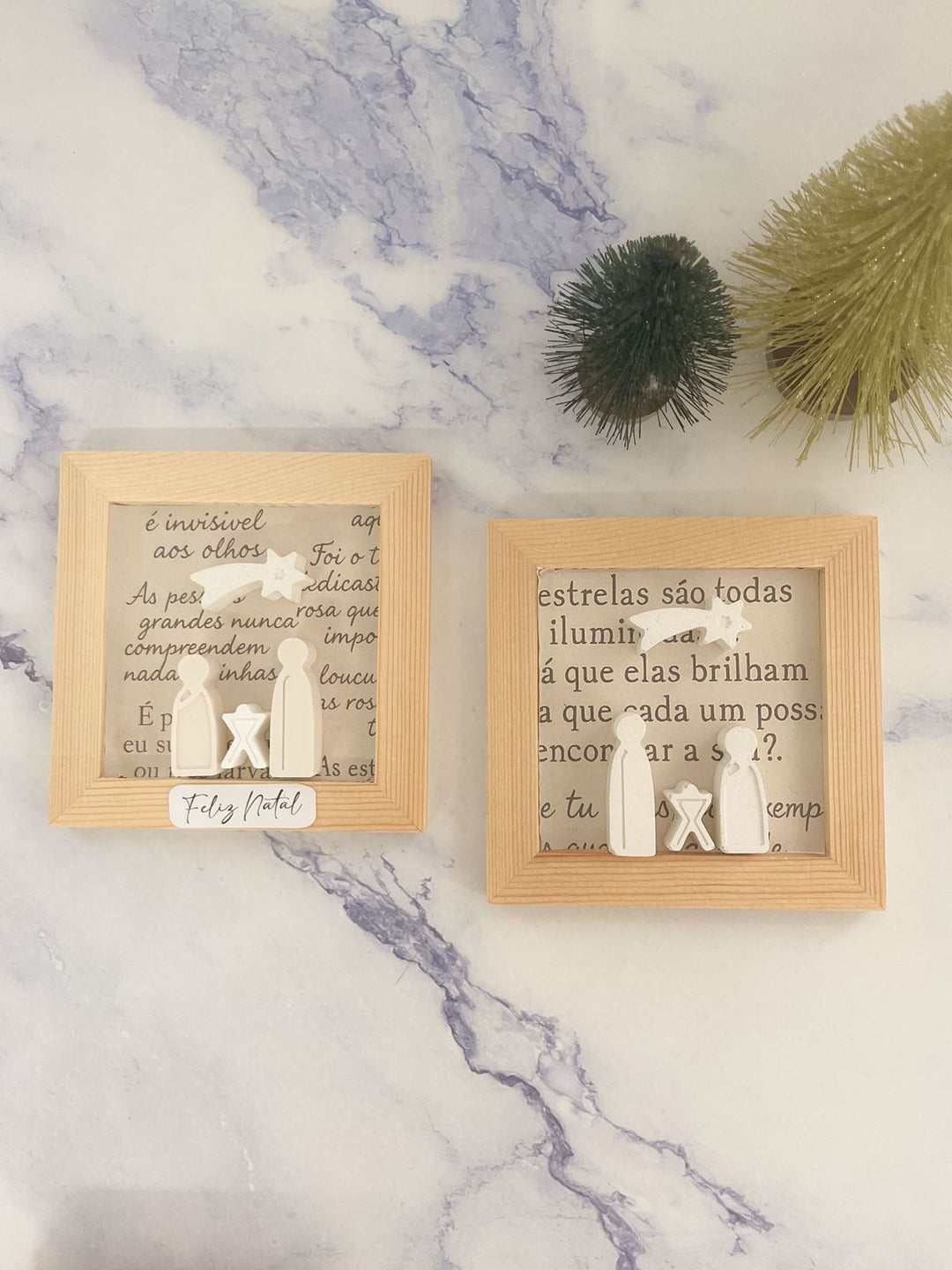 Presépio com Alma — Mini Quadro