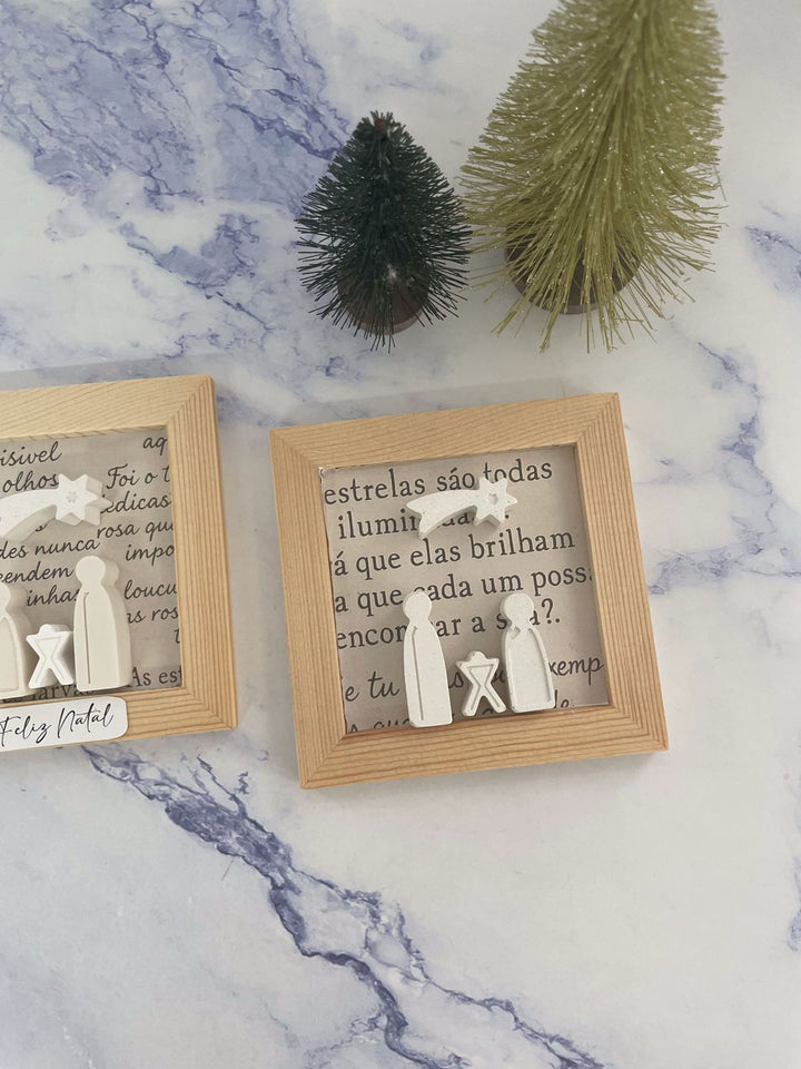 Presépio com Alma — Mini Quadro