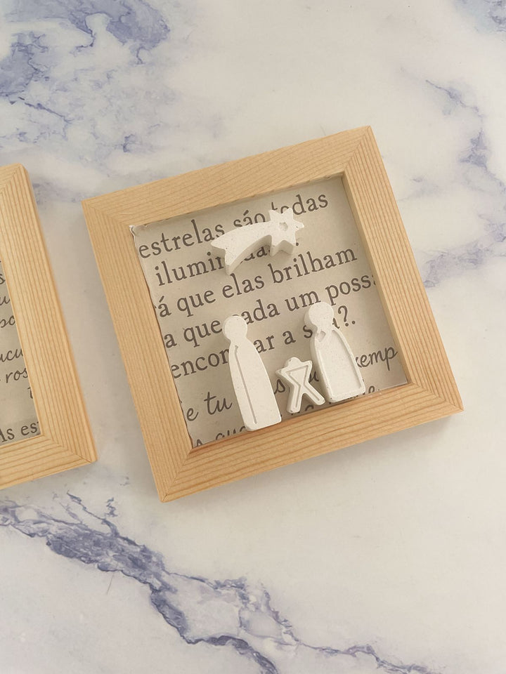 Presépio com Alma — Mini Quadro
