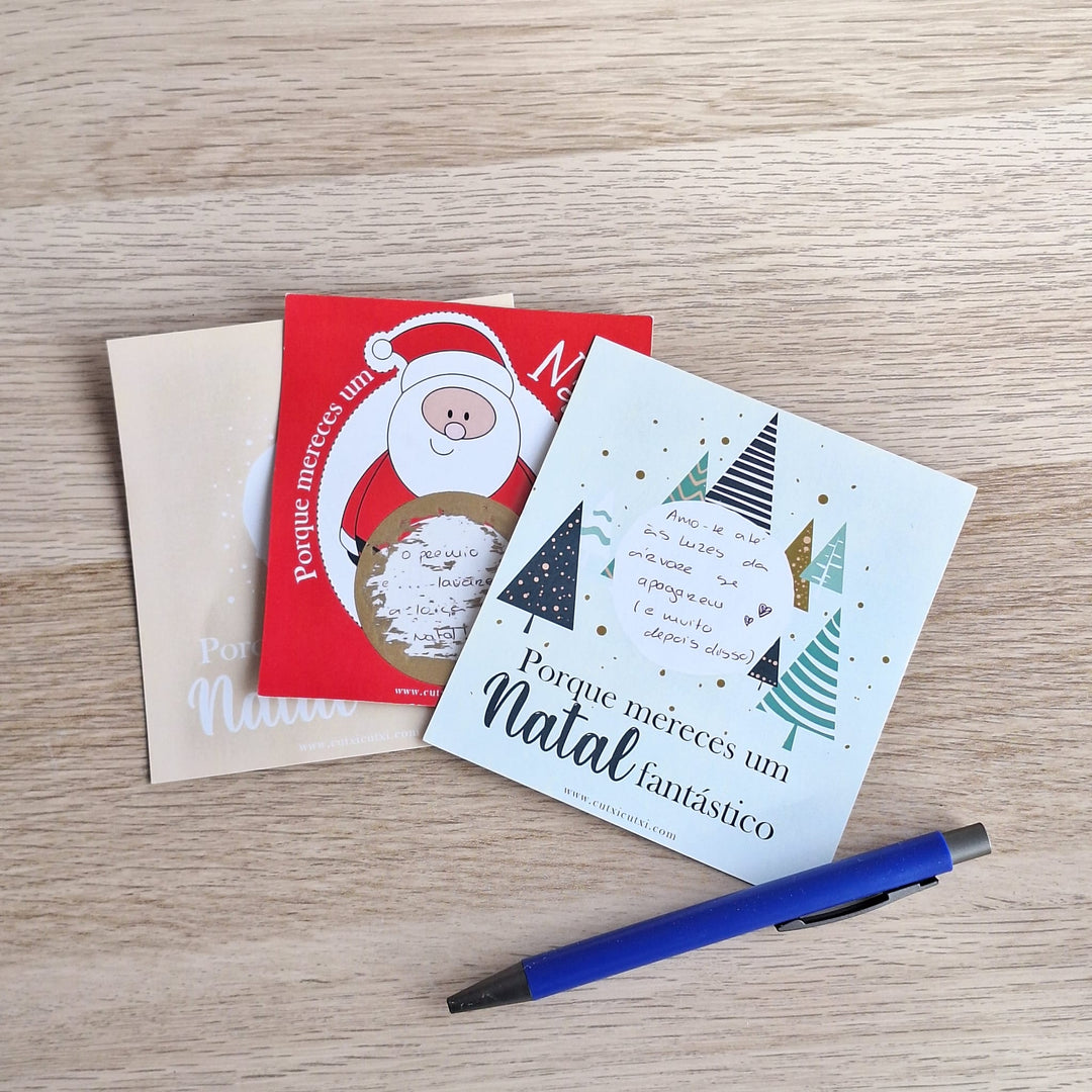 Raspadinhas de Natal - Quem escreve és tu!