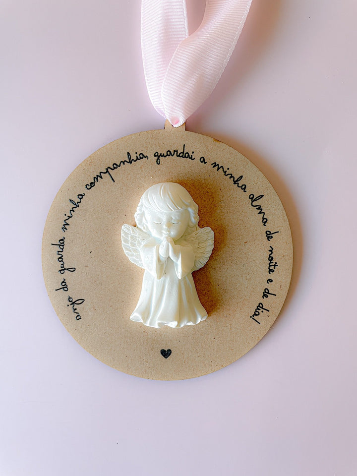 Medalhão Guardião Anjinho da Guarda