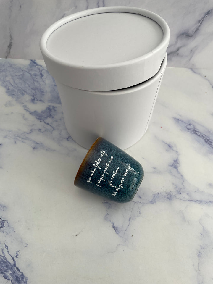 ☕ Chávena e colher de Café Personalizada – Presente com Atitude e coração!