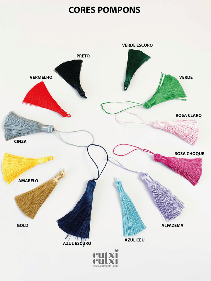 POmpons para Bolsas Cutxi