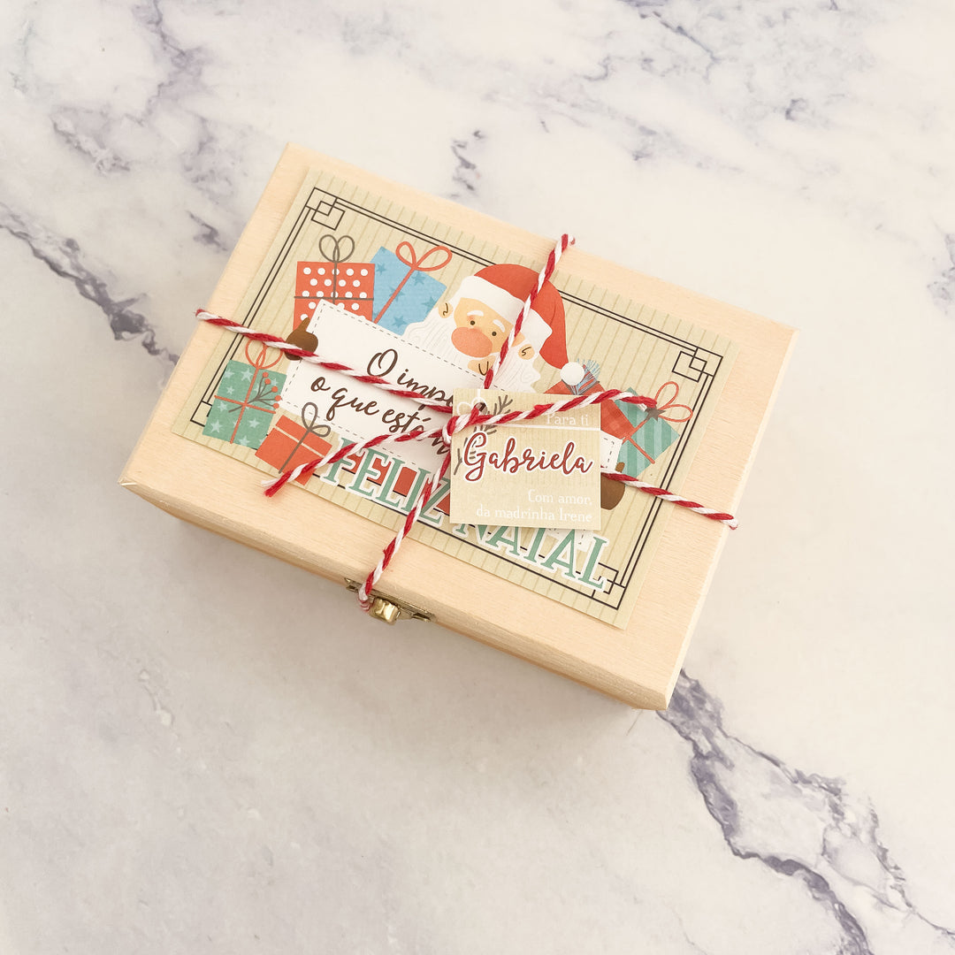 Caixinha Pai Natal | Para Rech€ar | Especial NATAL