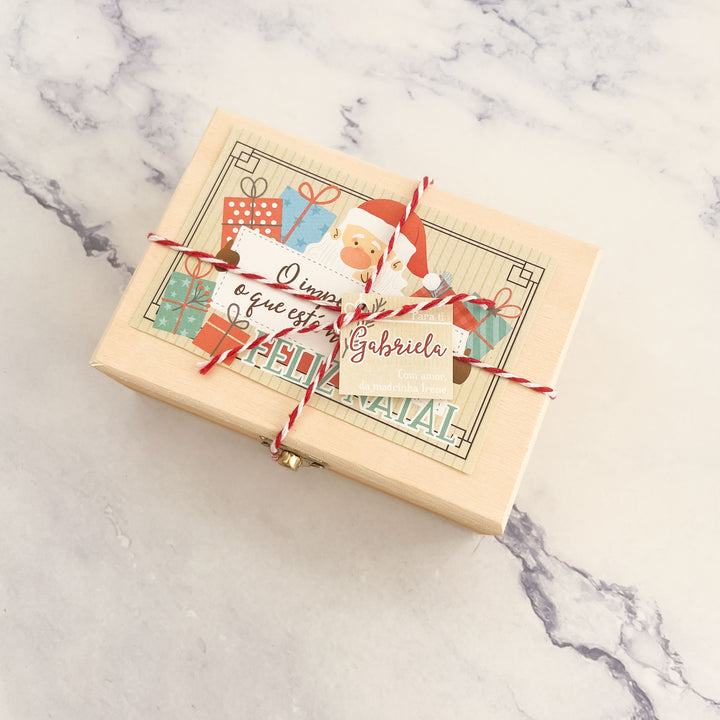 Caixinha Pai Natal | Para Rech€ar | Especial NATAL