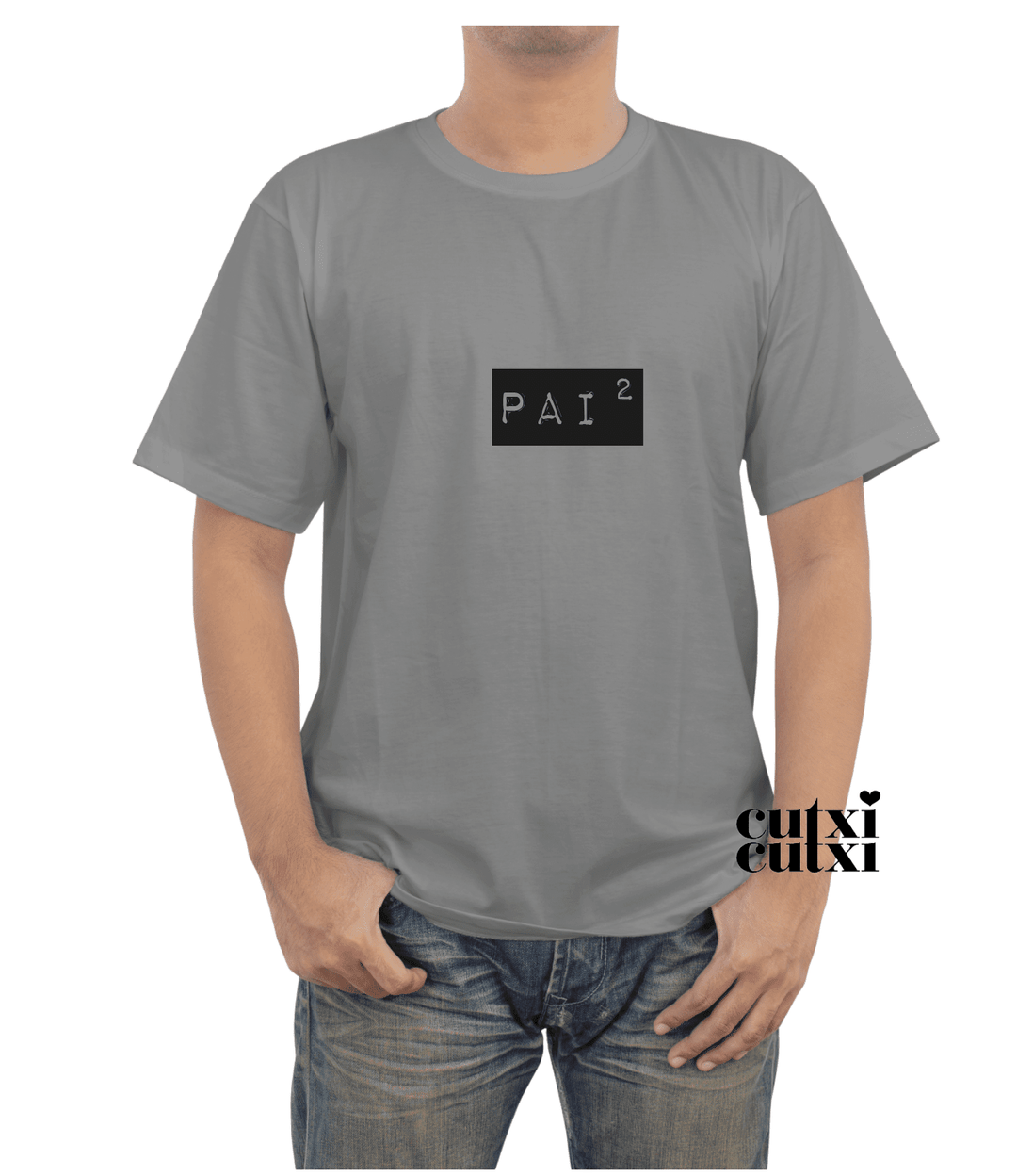 T-shirt  Pai | Tio | Avô | Label Ao Quadrado