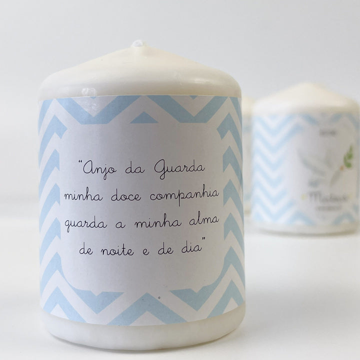 Vela Santinhos Ilustrada - Lembrança Batizado