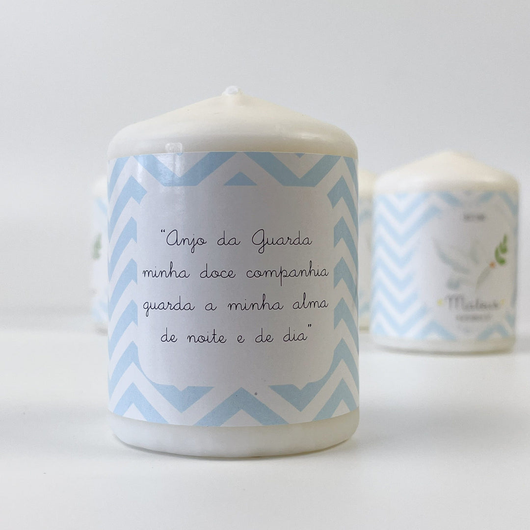 Vela Santinhos Ilustrada - Lembrança Batizado