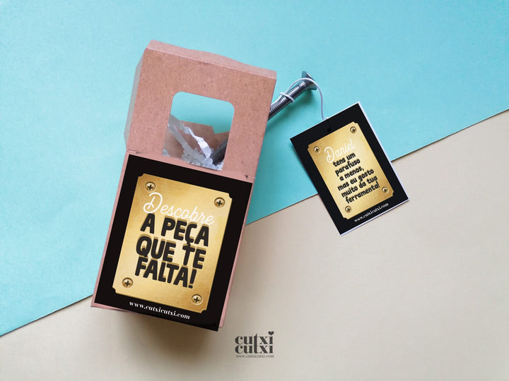 A Peça que te faltava - Presente Divertido - Cutxi Cutxi - Presentes Personalizados