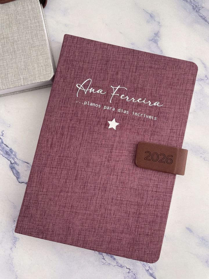 Agenda Diária Delux 2026 - Edição Limitada | Planeamento Diário - Cutxi Cutxi - Presentes Personalizados