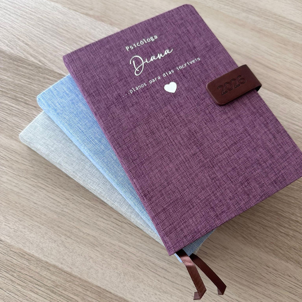 Agenda Diária Delux 2026 - Edição Limitada | Planeamento Diário - Cutxi Cutxi - Presentes Personalizados
