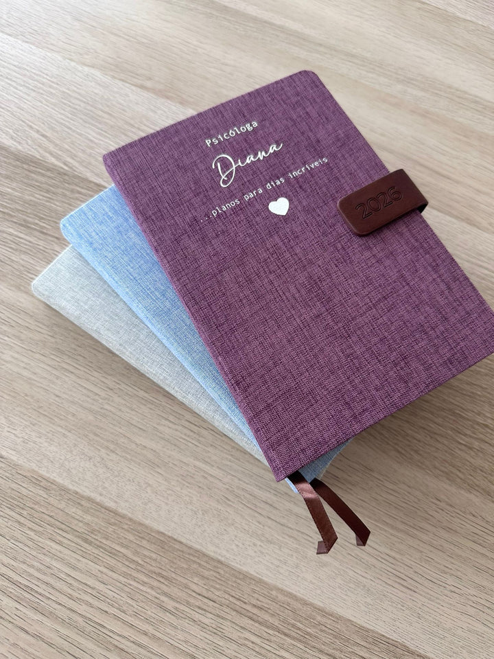 Agenda Diária Delux 2026 - Edição Limitada | Planeamento Diário - Cutxi Cutxi - Presentes Personalizados
