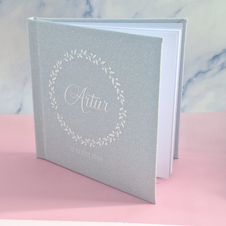 Álbum de Batismo Personalizado - Edição Especial - Cutxi Cutxi - Presentes Personalizados