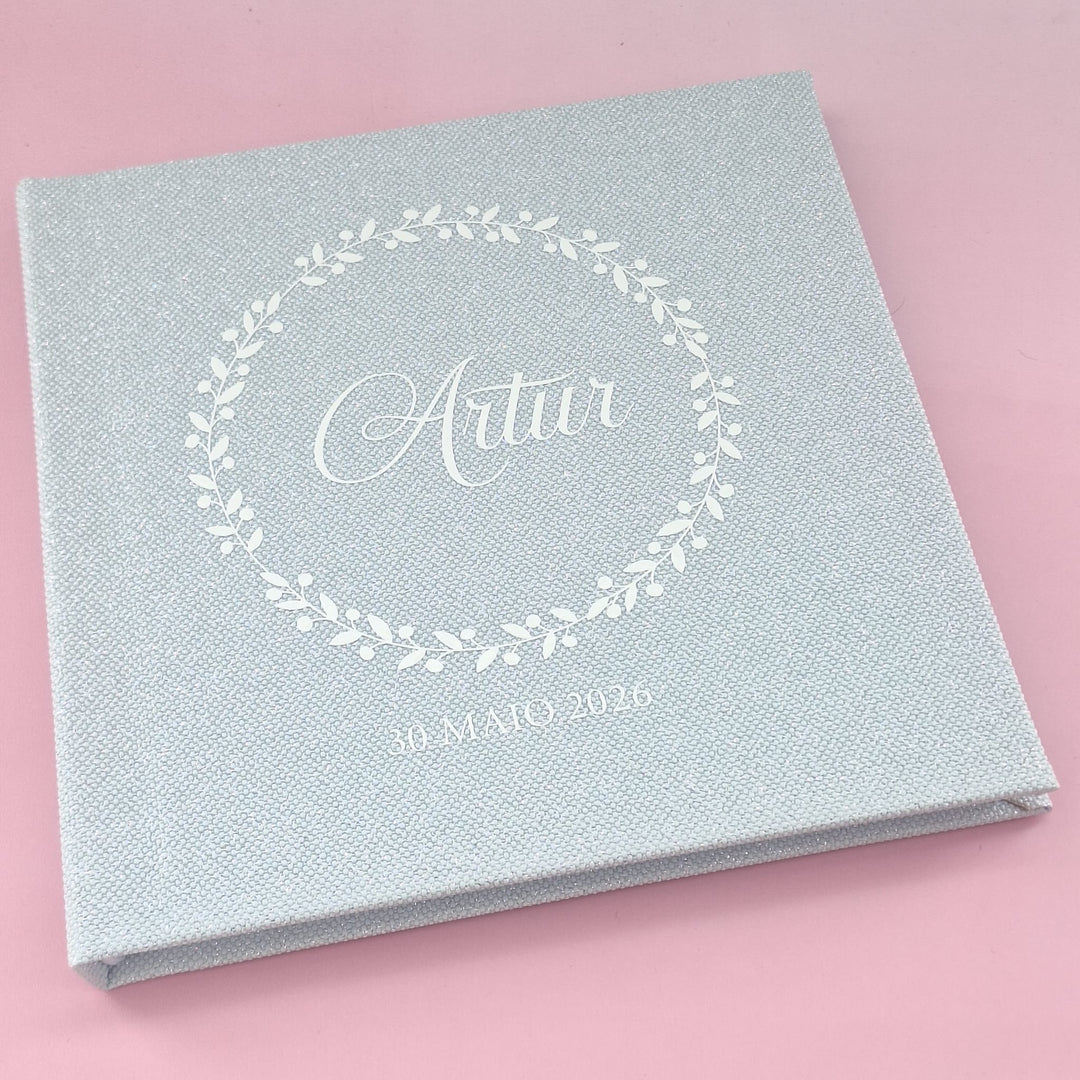 Álbum de Batismo Personalizado - Edição Especial - Cutxi Cutxi - Presentes Personalizados
