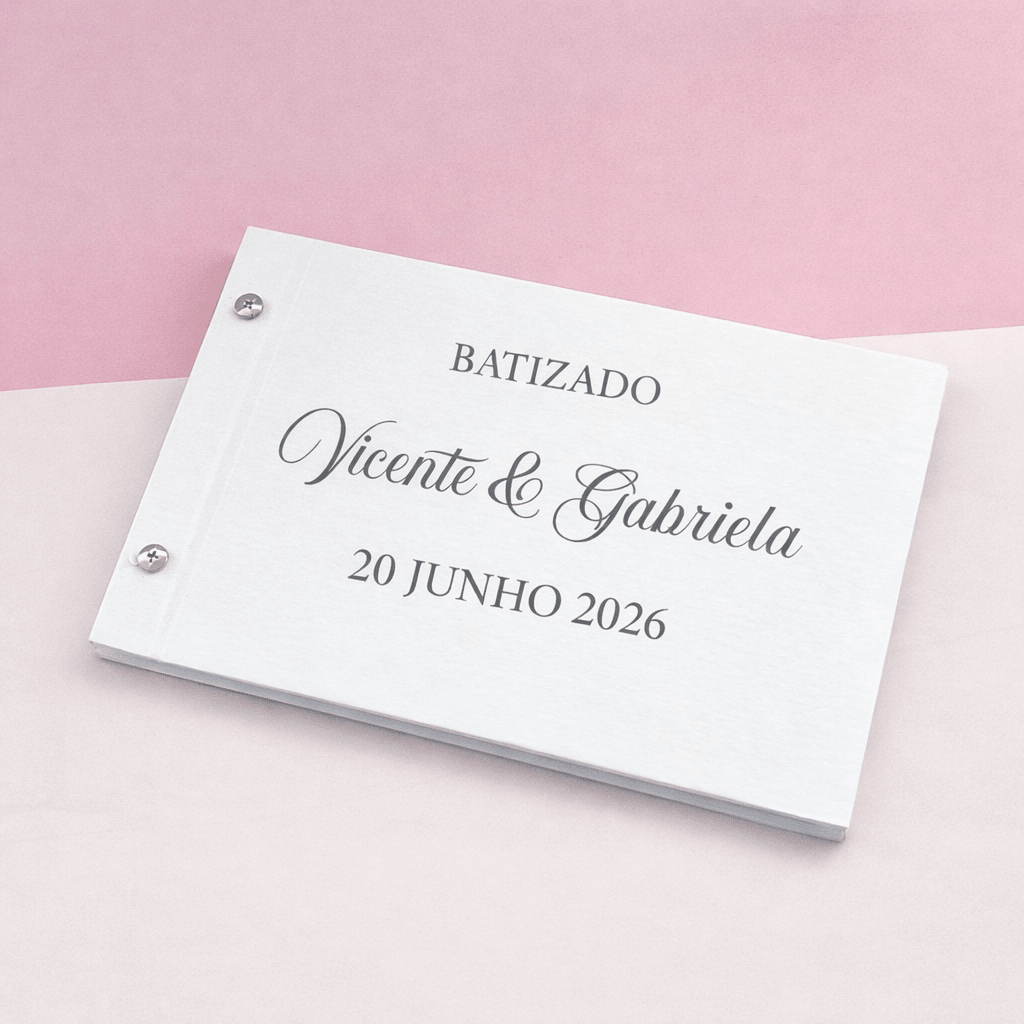 Álbum para fotografias ou de assinaturas - Cutxi Cutxi - Presentes Personalizados
