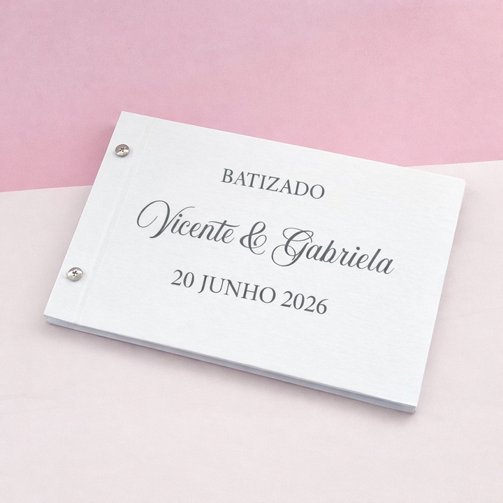 Álbum para fotografias ou de assinaturas