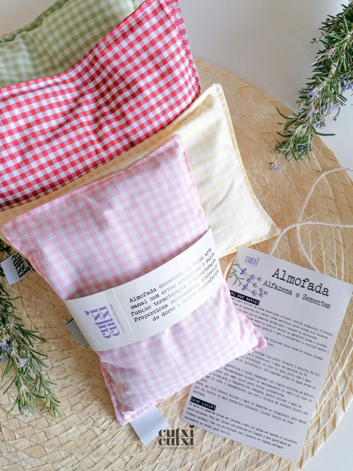 Almofada de sementes e alfazema | Presente Avós - Cutxi Cutxi - Presentes Personalizados
