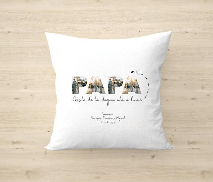 Almofada Pai ou Papá Personalizada (Sugestão Presente)