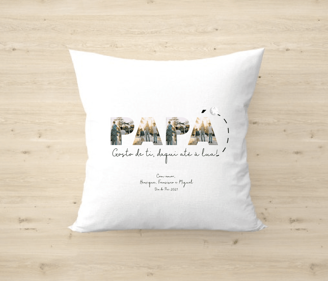 Almofada Pai ou Papá Personalizada - Cutxi Cutxi - Presentes Personalizados