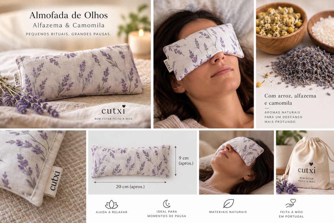 Almofada para Olhos de Alfazema &amp; Camomila Cutxi