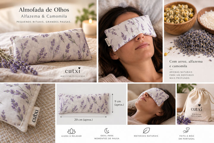 Almofada para Olhos de Alfazema &amp; Camomila Cutxi