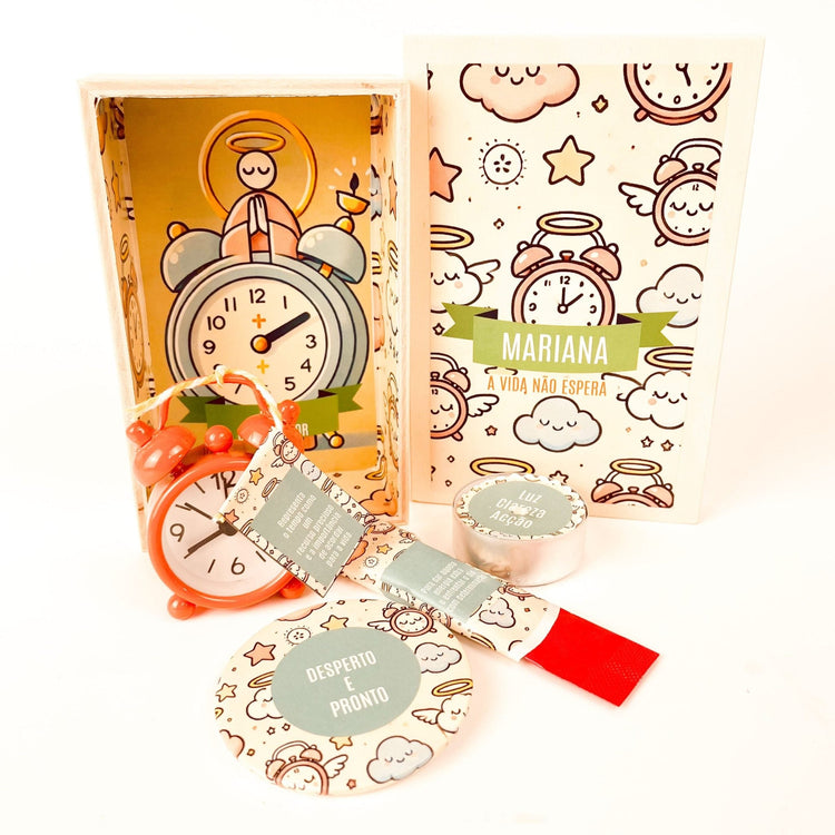 Altar Acorda para a Vida – Porque a Vida Não Espera! ⏰✨ - Cutxi Cutxi - Presentes Personalizados