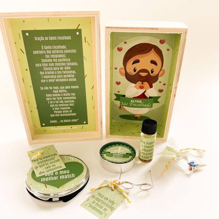 Altar ao São Encalhado – Um Toque de Fé (e Humor) para Solteiros - Cutxi Cutxi - Presentes Personalizados
