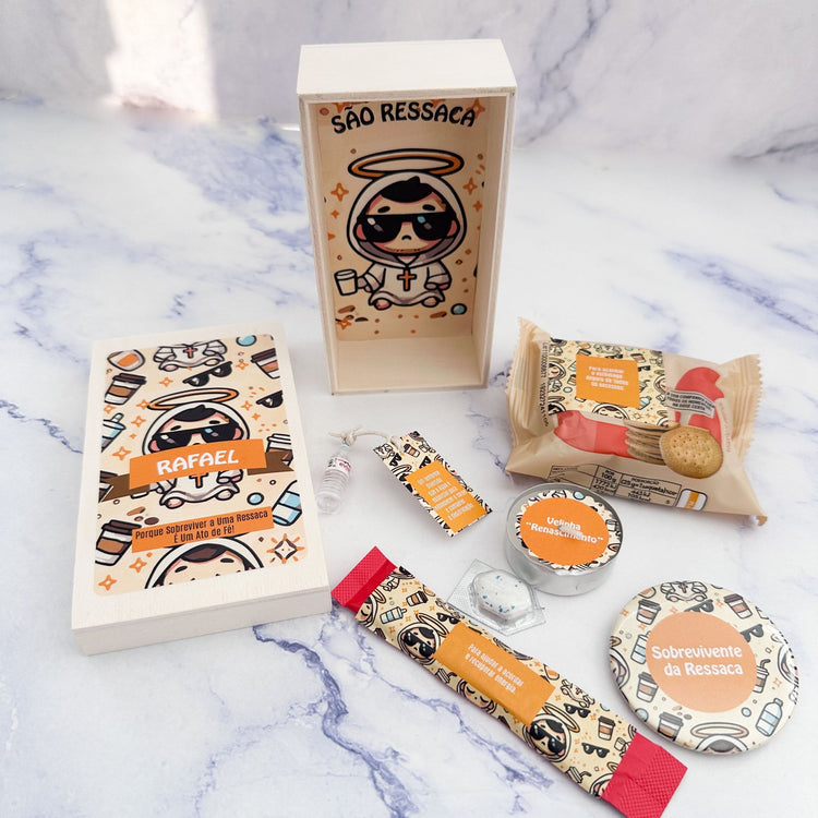Altar ao São Ressaca – Porque Sobreviver a Uma Ressaca É Um Ato de Fé! 🍹💊✨ - Cutxi Cutxi - Presentes Personalizados