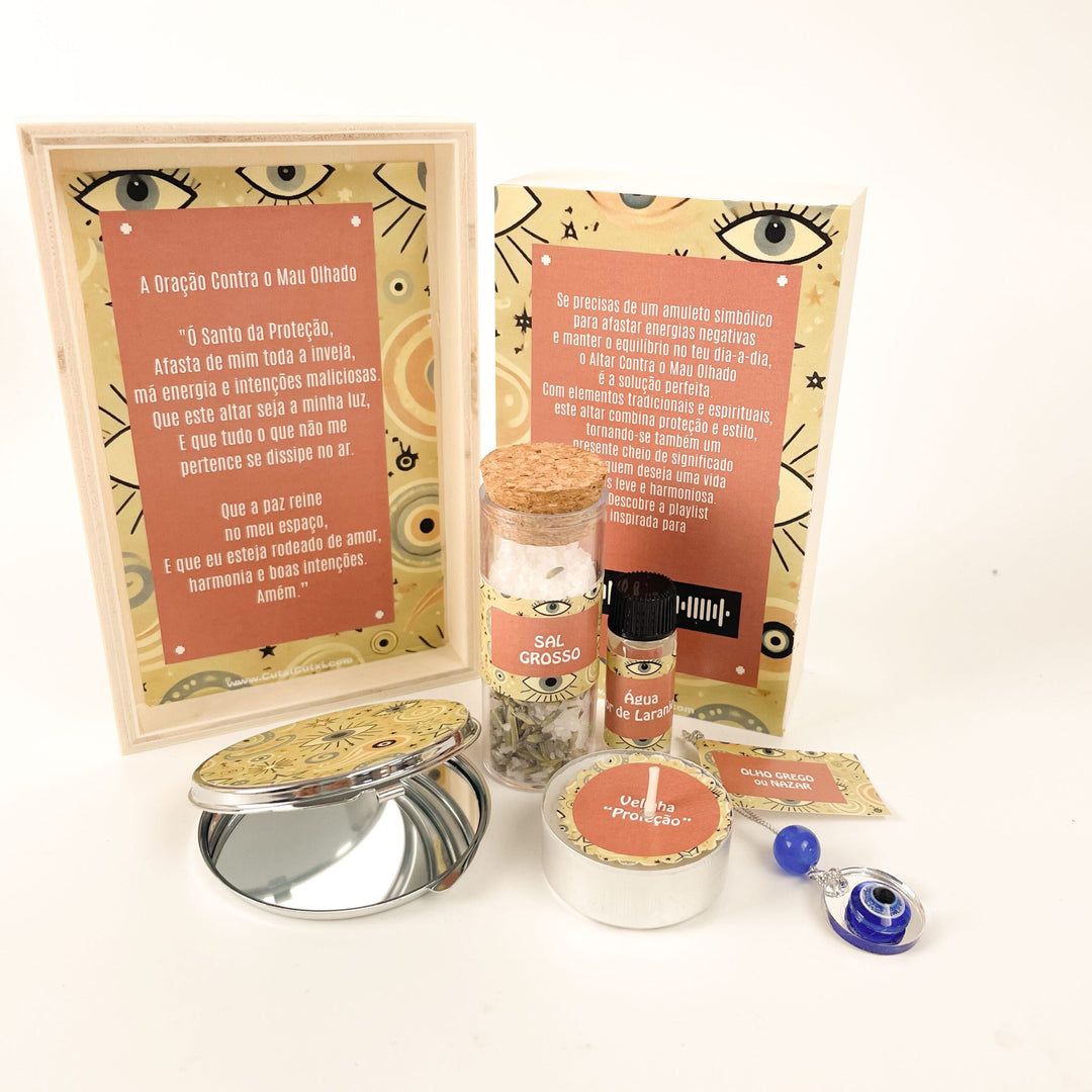 Altar Contra o Mau Olhado – Proteção com Estilo e Significado! 🧿✨