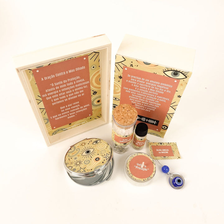 Altar Contra o Mau Olhado – Proteção com Estilo e Significado! 🧿✨ - Cutxi Cutxi - Presentes Personalizados