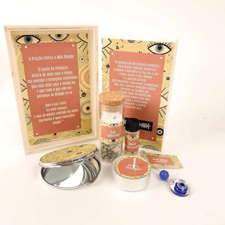 Altar Contra o Mau Olhado – Proteção com Estilo e Significado! 🧿✨ - Cutxi Cutxi - Presentes Personalizados