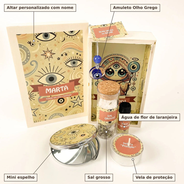 Altar Contra o Mau Olhado – Proteção com Estilo e Significado! 🧿✨