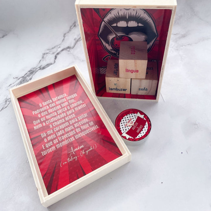 Altar da Santa Safadeza - O Humor e o Atrevimento Ganham Vida 😈✨ Dia dos Namorados - Cutxi Cutxi - Presentes Personalizados