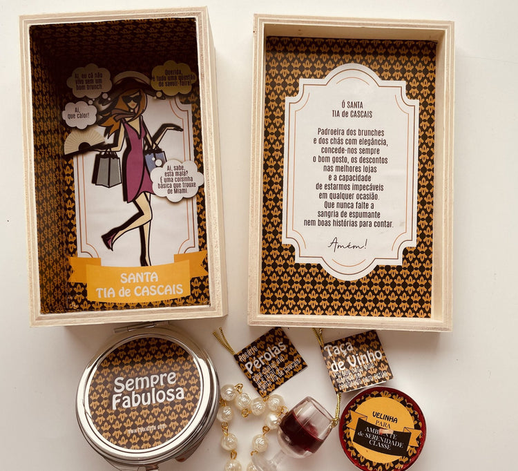 Altar da Santa Tia de Cascais – O Presente Perfeito para Tias com Estilo! - Cutxi Cutxi - Presentes Personalizados