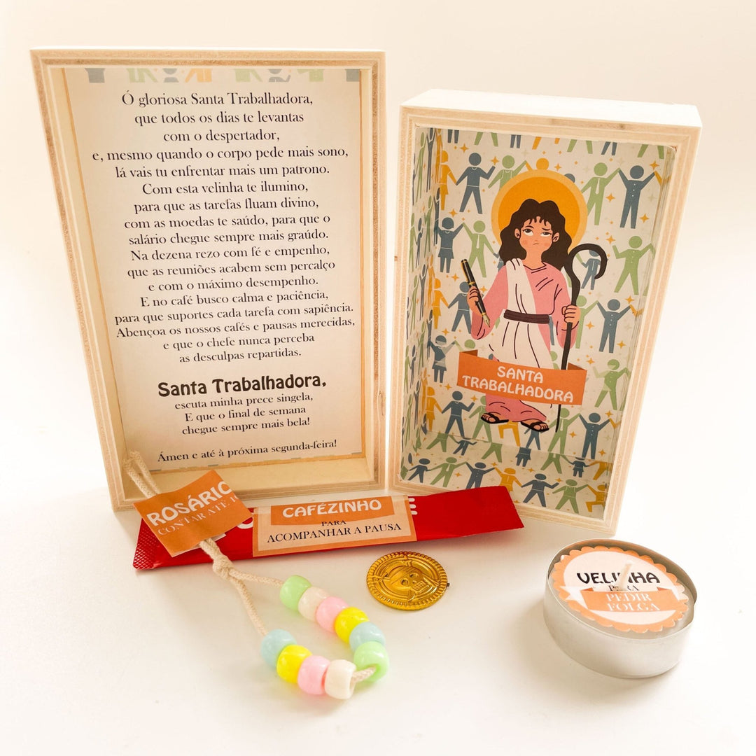 Altar do Santo Trabalhador – O Kit de Sobrevivência para o Dia a Dia no Trabalho! - Cutxi Cutxi - Presentes Personalizados