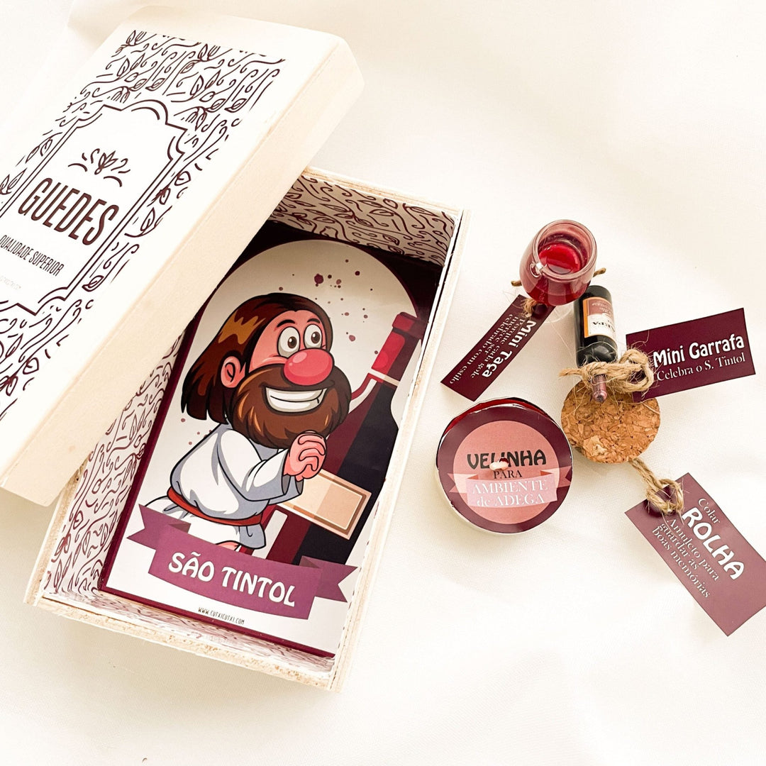 Altar do São Tintol – Celebrar a Arte de um Bom Copo de Vinho! - Cutxi Cutxi - Presentes Personalizados